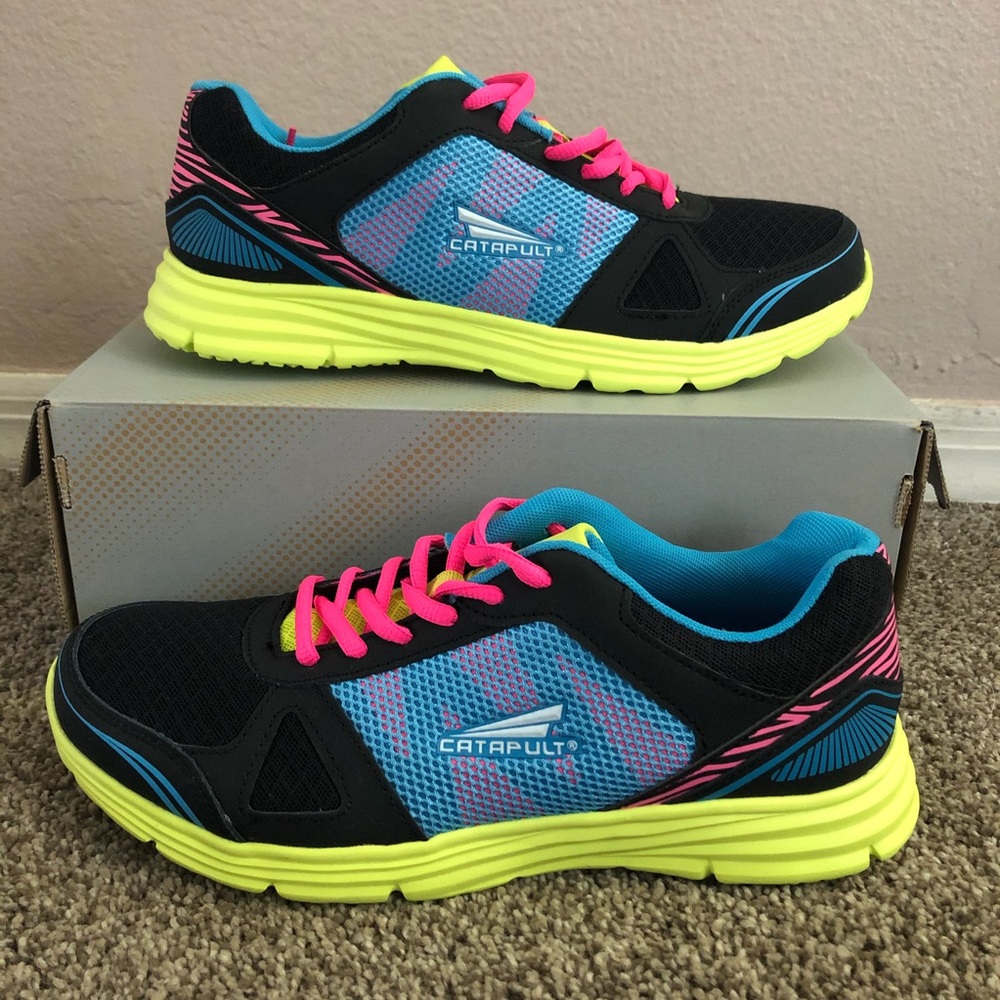 Neon Running Shoes